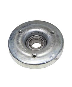 Фланец барабана левый D-129 d-25 с подшипником в сборе