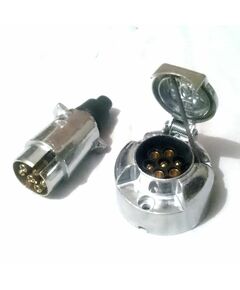 Вилка прицепа с розеткой 7-контактная