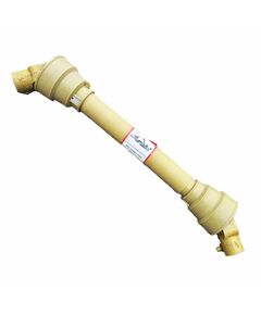 Вал карданный 6*8 шлицов, 800 мм, трехлимонник, крест. 27х74,5 (25-45 л.с.) с кожухом