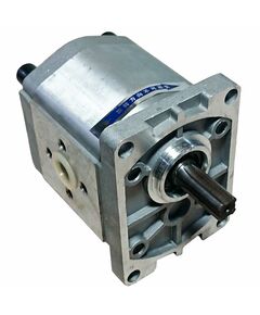 Насос шестеренчатый НШ правый CBN-E320 R (шлицевой привод, с площадкой, выходы под 90°)													