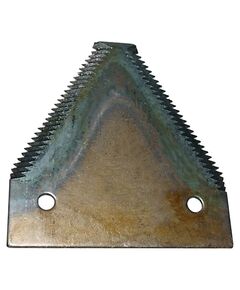 Сегмент (нож) режущего аппарата (треугольник) зубчатый