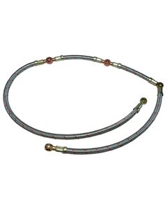 Топливопровод возврата топлива КМ385BT/LL380BT (под штуцер) Диаметр отверстий 8 мм.