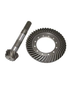 Шестерня коническая ведущая/ведомая переднего моста 10/45Т; L=275 мм. главная пара DongFeng 354/404