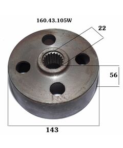 Барабан тормозной Jinma