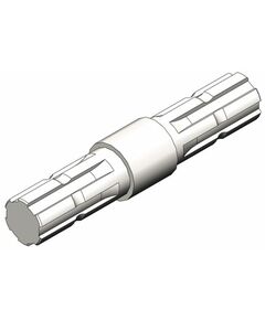 Вал опоры промежуточной для щетки L= 202 мм шлицевой