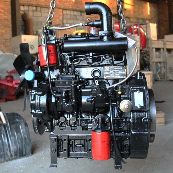 Двигатель дизельный КМ385BT - 37E1 Jinma 244, Уралец 250, 254 (под 2х дисковую корзину сцепления)