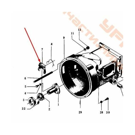 Вилка выключения Уралец/Синтай Вилка выключения Уралец/Синтай