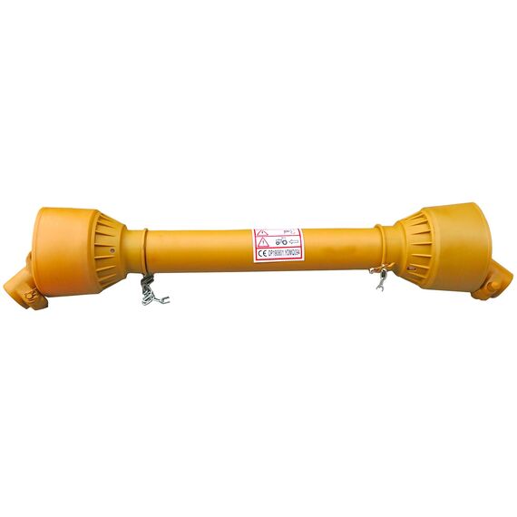 Вал карданный 8*8 шлицов, 770 мм, трехлимонник, крестовина 24х63 (20-30 л.с) с кожухом Вал карданный 8*8 шлицов, 770 мм, трехлимонник, крестовина 24х63 (20-30 л.с) с кожухом