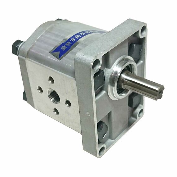 Насос шестеренчатый НШ правый CBJ-E314R / CBT-E314 (шлицевой привод, с площадкой, выходы под 90°)