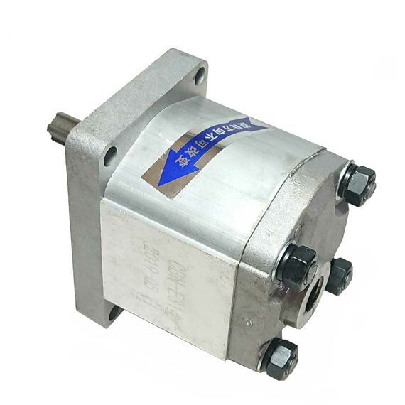 Насос шестеренчатый НШ правый CBJ-E314R / CBT-E314 (шлицевой привод, с площадкой, выходы под 90°)