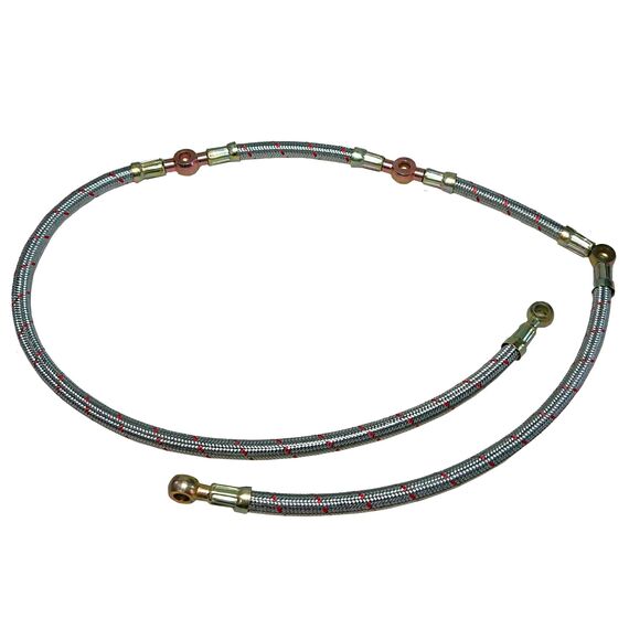 Топливопровод возврата топлива КМ385BT/LL380BT (под штуцер) Диаметр отверстий 8 мм.