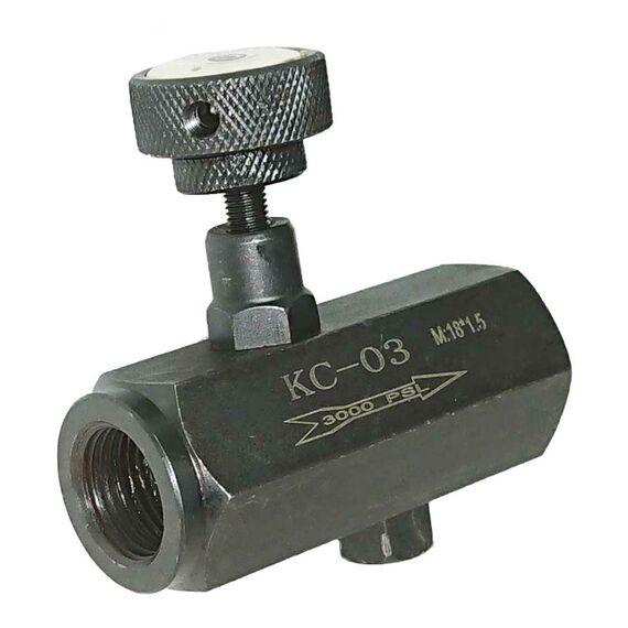 Кран гидравлический замедлительный для ременных тракторов