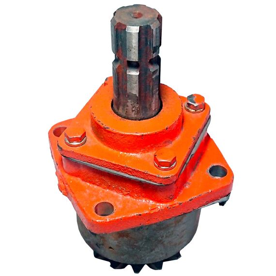 Вал ведущий редуктора с корпусом в сборе (квадратная крышка) Почвофреза 1GQN-120/140/150 (15/6 зуб.)