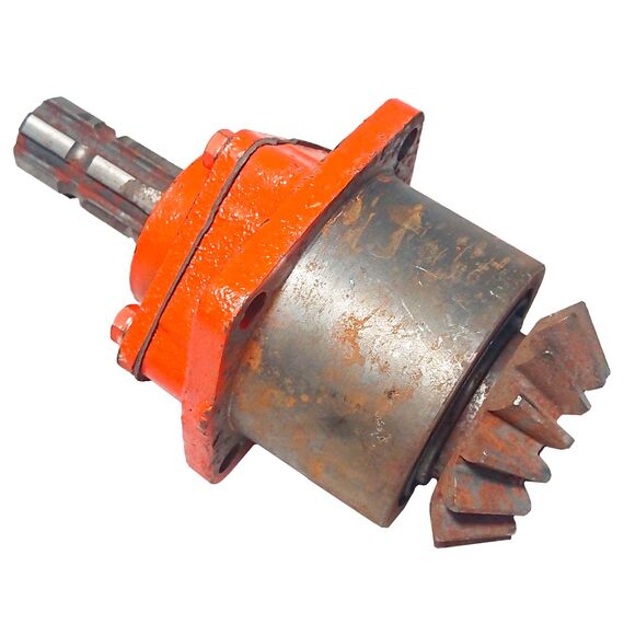 Вал ведущий редуктора с корпусом в сборе (квадратная крышка) Почвофреза 1GQN-120/140/150 (15/6 зуб.)