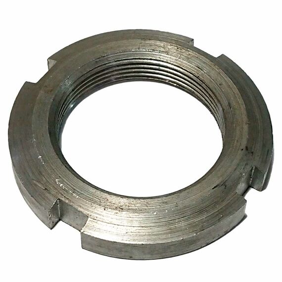 Гайка М39 стопорная шлицевая ведущего вала редуктора почвофрезы 1GQN-120/140/160